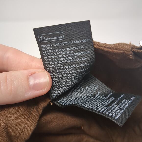 H Slideback Baseball Cap Brown One Size Adjustable Embroidered Divided by H&M - Picture 9 of 9